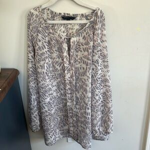 Multicolor print blouse